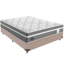 Cama Box Bege e Colchão Berlim Molas Ensacadas Casal Probel Cama Box Bege e Colchão Berlim Molas Ensacadas Casal Probel