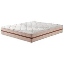 Cama Box Bege e Colchão Classic 22 cm Molas ensacadas Casal Anjos