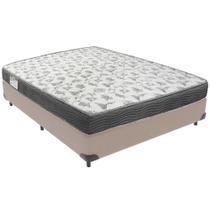Cama Box Bege E Colchão Iso100 Espuma D33 Viúvo Ortobom Cama Box Bege E Colchão Iso100 Espuma D33 Viúvo Ortobom