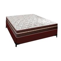 Cama Box Berlim Marrom Casal Probel com Molas Superlastic