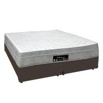 Cama Box Bipartido Casal + Colchão Molas Ensacadas Sankonfort Rivieira