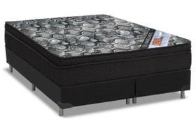 Cama Box Bipartido Casal + Colchão Ortobom De Molas Iso Nanolastic Black 65x138x188 Cama Box Bipartido Casal + Colchão Ortobom De Molas Iso Nanolastic Black 65x138x188