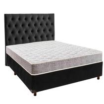 Cama Box Bipartido com Colchão D23 Casal D23 Inducol e Cabeceira Cama Box Bipartido com Colchão D23 Casal D23 Inducol e Cabeceira