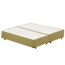 Cama Box Bipartido KING SIZE Corano Bege Universal - 193x203