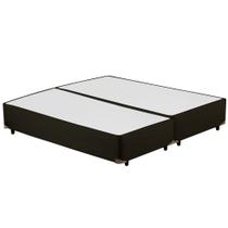 Cama Box Bipartido KING SIZE Corano Preto Universal - 193x203