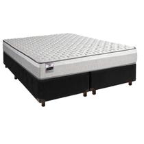 Cama Box Blindado Casal + Colchão Molas Ensacadas Hanover Inducol