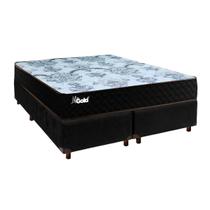 Cama Box Blindado Casal + Colchão Molas Ensacadas Life Gold Paropas