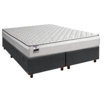 Cama + Box Blindado e Colchão Molas Ensacadas Casal - Hanover Inducol