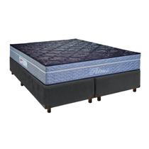 Cama + Box Blindado e Colchão Molas Ensacadas Casal - Petrus Paropas