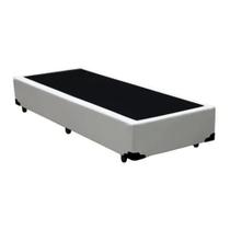 Cama Box Blindado Solteiro Extremo Reforçado HomeQueen Sintético Branco 40x88x188