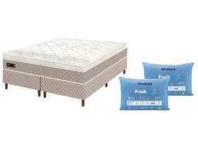 Cama Box (Box + Colchão) Queen Umaflex Bipartida Cama Box (Box + Colchão) Queen Umaflex Bipartida