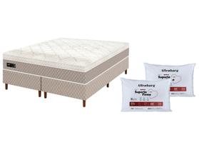 Cama Box (Box + Colchão) Queen Umaflex Bipartida Cama Box (Box + Colchão) Queen Umaflex Bipartida