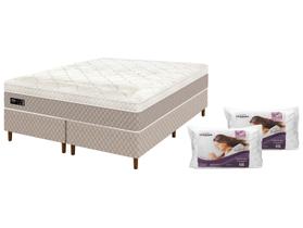 Cama Box (Box + Colchão) Queen Umaflex Bipartido Cama Box (Box + Colchão) Queen Umaflex Bipartido