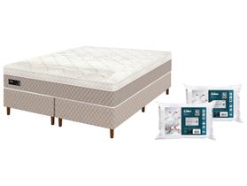 Cama Box (Box + Colchão) Queen Umaflex Bipartido Cama Box (Box + Colchão) Queen Umaflex Bipartido