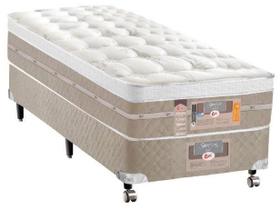 Cama Box (Box + Colchão) Solteiro Castor de Mola