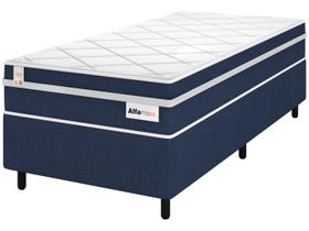 Cama Box (Box + Colchão) Solteiro Plumatex - de Molas Ensacadas 59cm de Altura Alfa Maxx