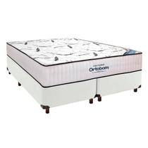 Cama Box Branco + Colchão Queen High Foam Ortobom Cama Box Branco + Colchão Queen High Foam Ortobom