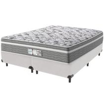 Cama Box Branco e Colchão Evolution Molas Ensacadas Queen Probel