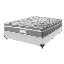 Cama Box Branco e Colchão Evolution Molas Ensacadas Viúvo Probel
