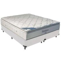 Cama Box Branco E Colchão Freedom Molas Ensacadas Queen Ortobom Cama Box Branco E Colchão Freedom Molas Ensacadas Queen Ortobom