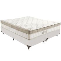 Cama Box Branco E Colchão King Best Molas Ensacadas Queen 158x198x33 Anjos Cama Box Branco E Colchão King Best Molas Ensacadas Queen 158x198x33 Anjos