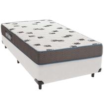 Cama Box Branco e Colchão Light Espuma D33 Solteiro Ortobom Cama Box Branco e Colchão Light Espuma D33 Solteiro Ortobom