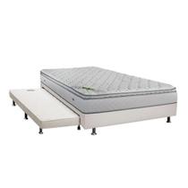 Cama Box c/ Auxiliar Casal: Colchão Luckspuma Conjunto 3 em 1 ( Box + Courano Branco Ortobom) + ( Luckspuma Pocket Luck Spring White) (138x188) Cama Box c/ Auxiliar Casal: Colchão Luckspuma Conjunto 3 em 1 ( Box + Courano Branco Ortobom) + ( Luckspuma Pocket Luck Spring White) (138x188)