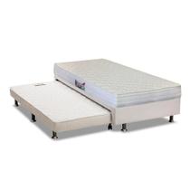 Cama Box c/Auxiliar Solteiro: Colchão Espuma Herval AG65 Frontier + Base CRC Courano Branco(88x188) Cama Box c/Auxiliar Solteiro: Colchão Espuma Herval AG65 Frontier + Base CRC Courano Branco(88x188)