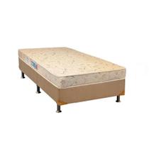 Cama Box c/Auxiliar Solteiro: Colchão Espuma Luckspuma D26 Serene + Base CRC Suede Clean(88x188) Cama Box c/Auxiliar Solteiro: Colchão Espuma Luckspuma D26 Serene + Base CRC Suede Clean(88x188)