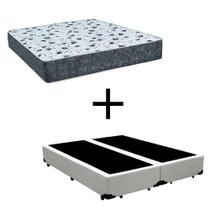 Cama Box Casal 138 Bipartido Tecido Branco Com Colchão Alegro D28 Cinza 57x138x188 Cama Box Casal 138 Bipartido Tecido Branco Com Colchão Alegro D28 Cinza 57x138x188
