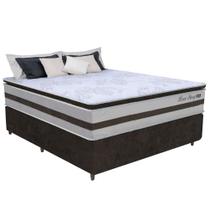 Cama Box Casal 1,38m Colchão Molas Pocket 30cm Love Story 138x188x68cm Cama Box Casal 1,38m Colchão Molas Pocket 30cm Love Story 138x188x68cm
