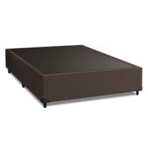 Cama Box Casal 1,38m com 38cm de Altura Suede Prince Marrom Cama Box Casal 1,38m com 38cm de Altura Suede Prince Marrom