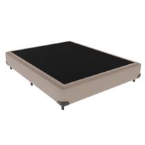 Cama Box Casal 138x188 Bege - KazaMix