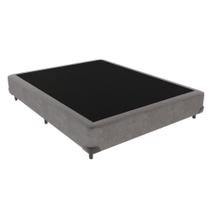 Cama Box Casal 138x188 Cinza