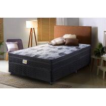 Cama Box Casal 138x188x52cm Imperial Black Montreal