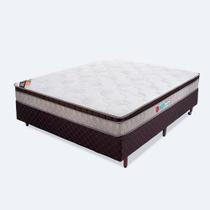 Cama Box Casal 138x188x57cm Molas Ensacadas Top Suport