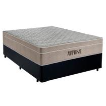 Cama Box Casal Airprime com Colchão Molas Ensacadas Branco 138x188x65cm Cremil Cama Box Casal Airprime com Colchão Molas Ensacadas Branco 138x188x65cm Cremil