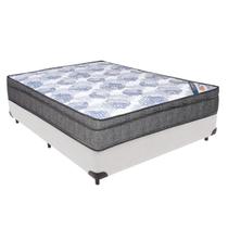 Cama Box Casal Bege Colchão Ortobom ISOSuperpocket PillowTop