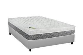 Cama Box Casal Blindada + Colchão D33 Aspen Luckspuma 138x188x52