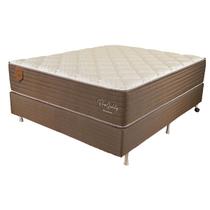 Cama Box Casal (Box + Colchão) 138x188x69 Pro Quality Prorelax Molas Ensacadas Pillow Top Turn Free - Marrom