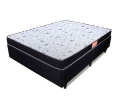 Cama Box Casal (Box + Colchão) Espuma D33 Anti Alérgico BF Colchões 138x188x54cm