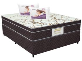 Cama Box Casal (Box + Colchão) Gazin de Mola