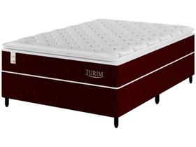 Cama Box Casal (Box + Colchão) Plumatex de Mola