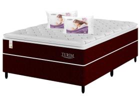 Cama Box Casal (Box + Colchão) Plumatex de Mola