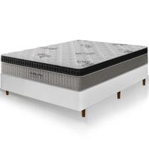 Cama Box Casal Branca Colchão Ortho Pro Firme Espuma D33 Pillow Paparazzi 138x188x70cm Cama Box Casal Branca Colchão Ortho Pro Firme Espuma D33 Pillow Paparazzi 138x188x70cm