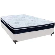 Cama Box Casal Branco + Colchão Orthosono D33 Anjos Cama Box Casal Branco + Colchão Orthosono D33 Anjos