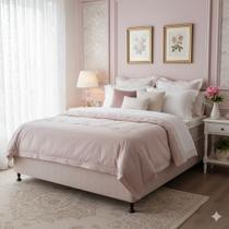 Cama Box Casal Castor Class Pocket 138x188x52 + Box Castor