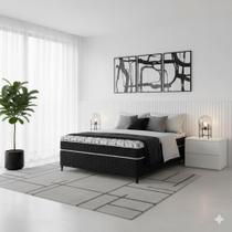 Cama Box Casal Castor Class Tecnopedic 138x188x52 + Box Castor