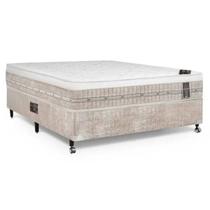 Cama Box Casal Castor Premium Tecnopedic 138x188x57 + Box Castor Cama Box Casal Castor Premium Tecnopedic 138x188x57 + Box Castor