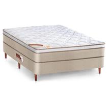 Cama Box Casal Castor Revolution Pocket Hibrido 138x188x54 + Box Castor